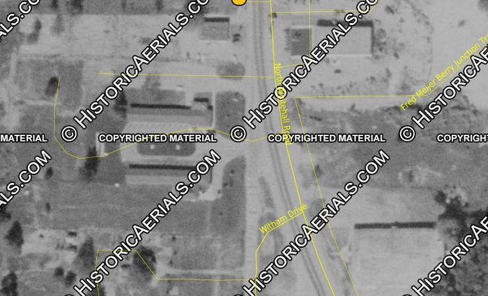 Marymax Motel - 1955 Aerial Photo (newer photo)